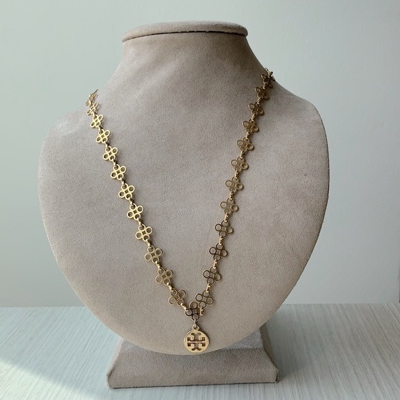 Tory Burch Mini Clover Necklace - Picture 1 of 5